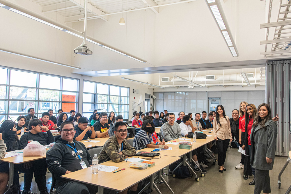 Classroom of students for Force in Training Day