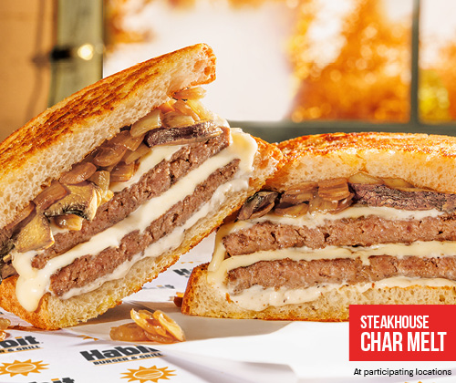 Steakhouse Char Melt - at participating locations