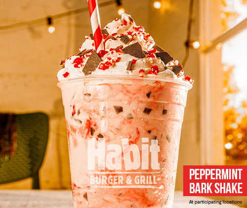 Peppermint Bark Shake - at participating locations