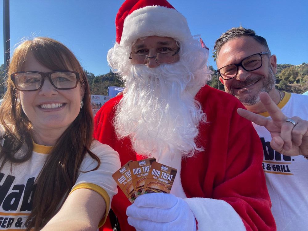 Chef Jason Triail, Santa and a Habit team member